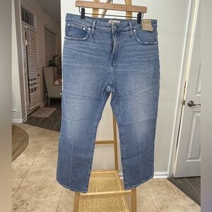 Madewell Curvy 90’s Straight W 33 P
